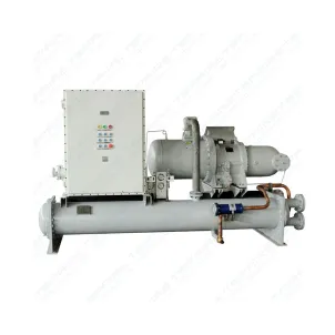Marine explosion proof seawater cooled screw chiller