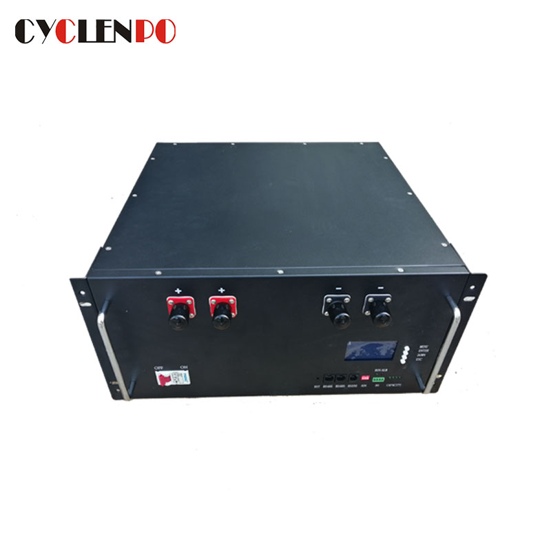 Højtydende 48V 100Ah LiFePO4 lithiumbatteripakke til telekommunikation og strømforsyning