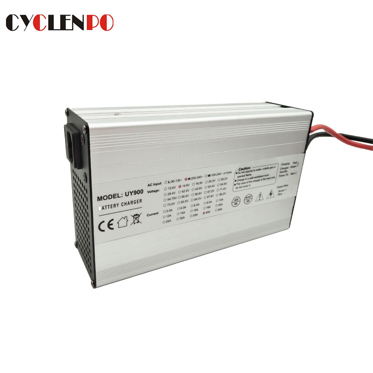Fast Charge 12V 40A LiFePO4 Battery Charger 14.6V