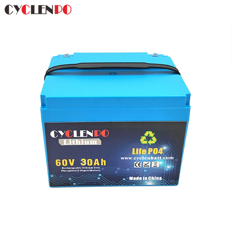 60V 30Ah Lithium-Ionen-Lifepo4-Batterie für Elektromotorräder