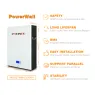 Hors réseau 5kwh Lifepo4 48V 100Ah Home Solar Battey Powerwall