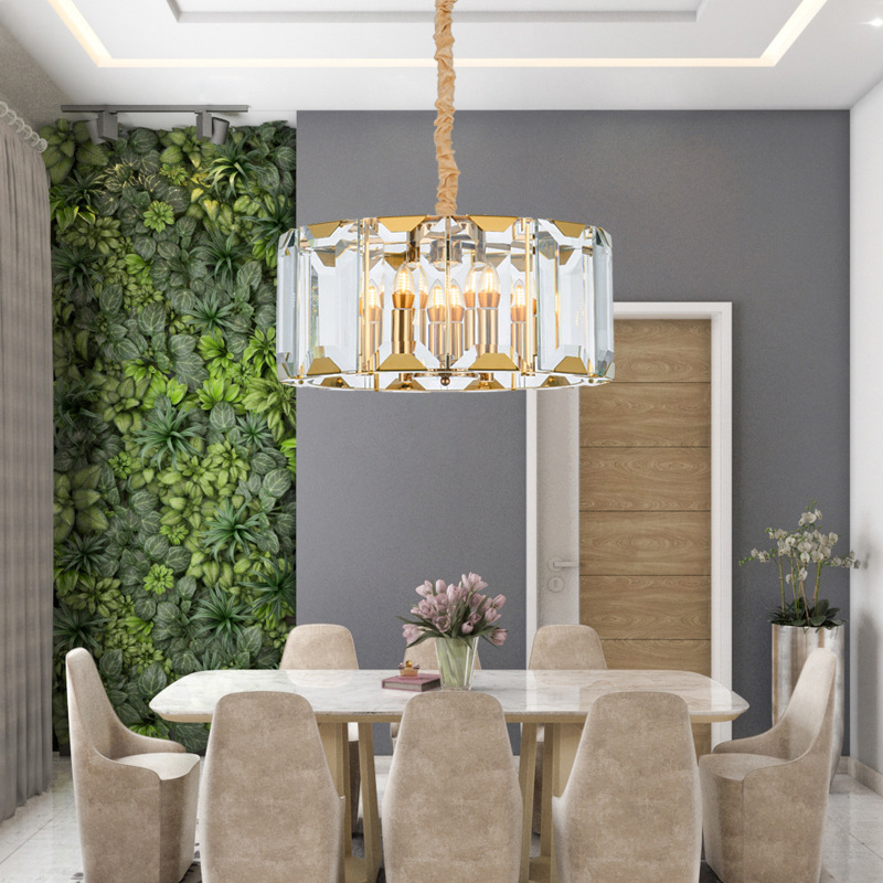 Modern Luxury Round Crystal Chandeliers For Home