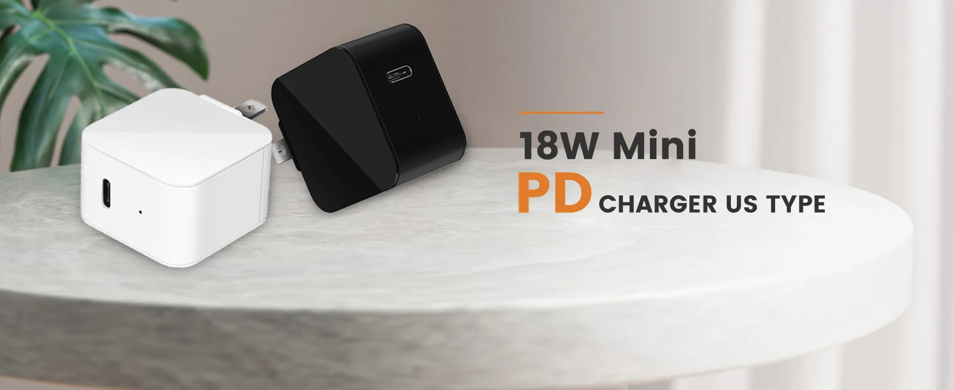 18W Mini PD Charger Us Type