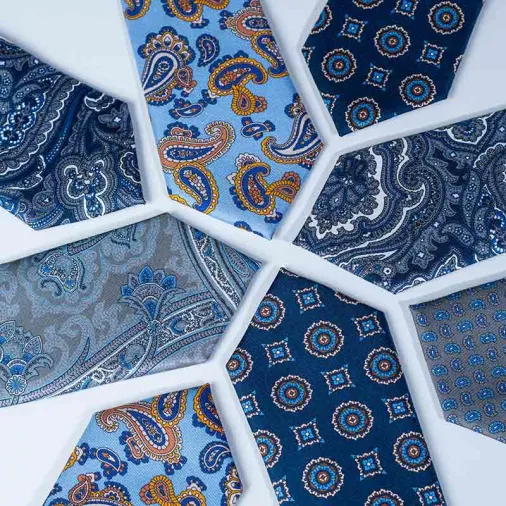 Best Selling Tie Manufacturer Custom Printed Tie Paisley Printed Silk Ties