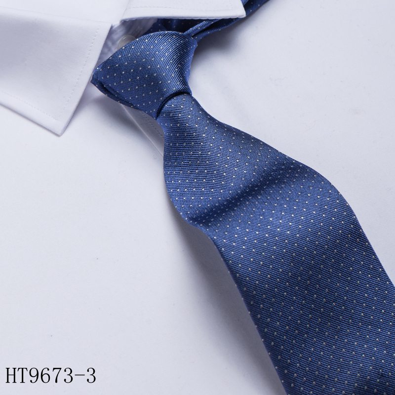 Silk woven soft luxury mens neckties business style