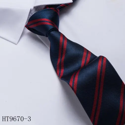Custom silk stripe fashion scholl good ties for men