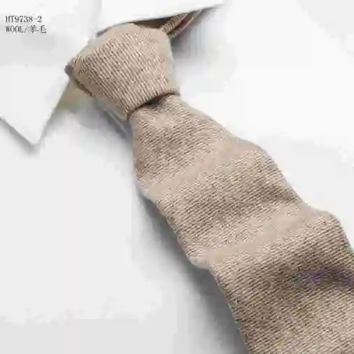 Good looking wool luxury ties men custom winter necktie