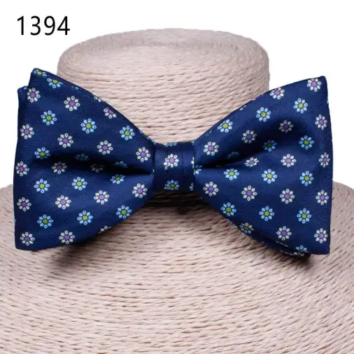 Polyester digital printing bowtie wholesale mens bow ties business and party paisley custom bow ties
