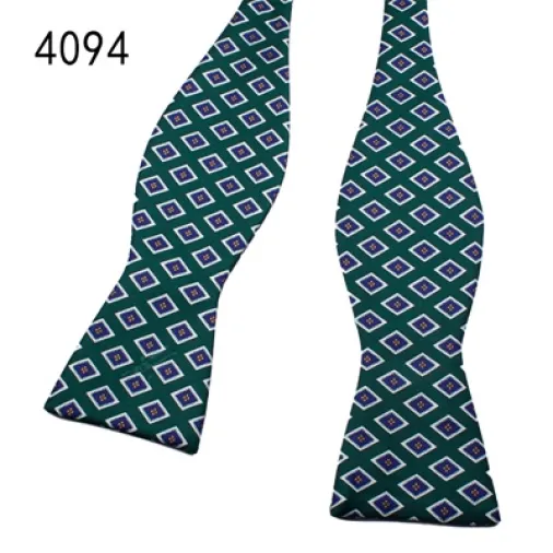 Popular paisley printed mens self tie bow ties luxurious bow tie