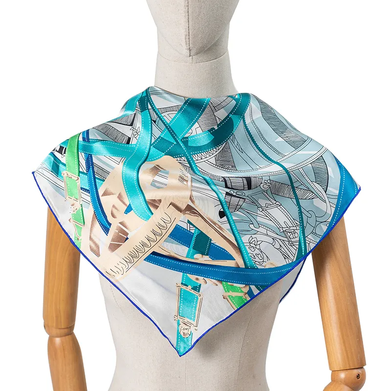 silk scarf digital print