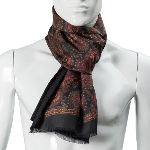 Bedst sælgende Digital Print lange mænds silketørklæde