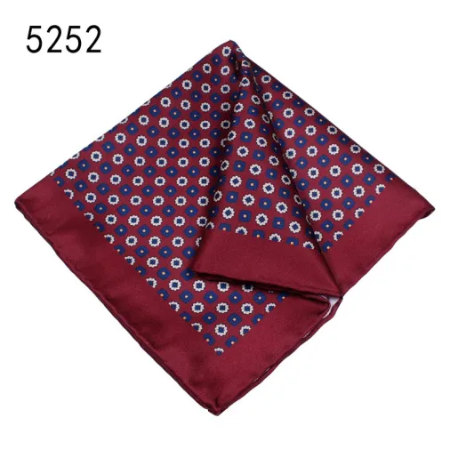 Fashion pocket squares for men print on silk pocket squares online paisley silk like handkerchief