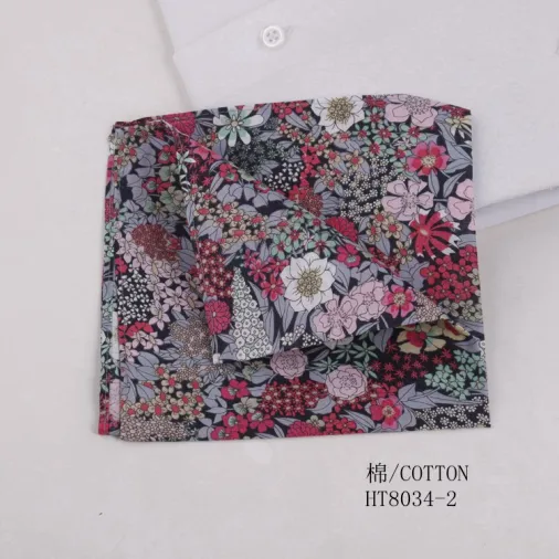 Custom casual handkerchiefs for men wedding pocket square cotton