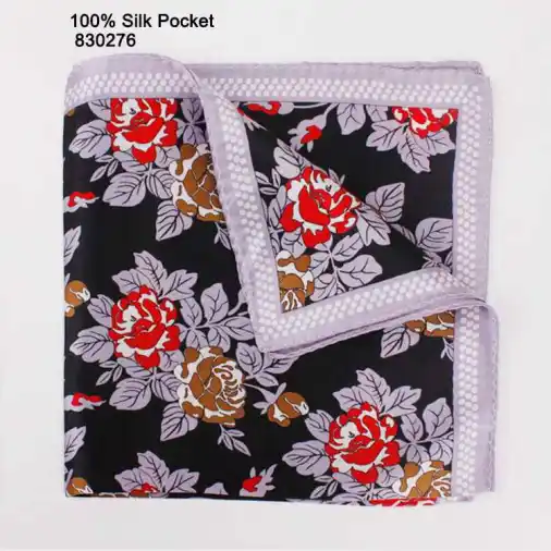 Custom personalized silk pocket square digital printed pocket for men