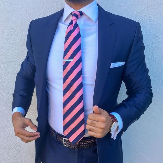 mens polyester tie