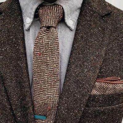 How to choose mens ties in winter--[Handsome tie]