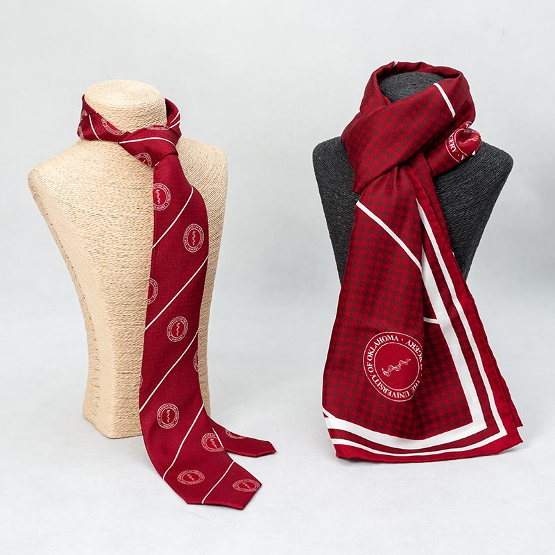 Brugerdefineret Digital Printing Twill Kvinder Silketørklæde