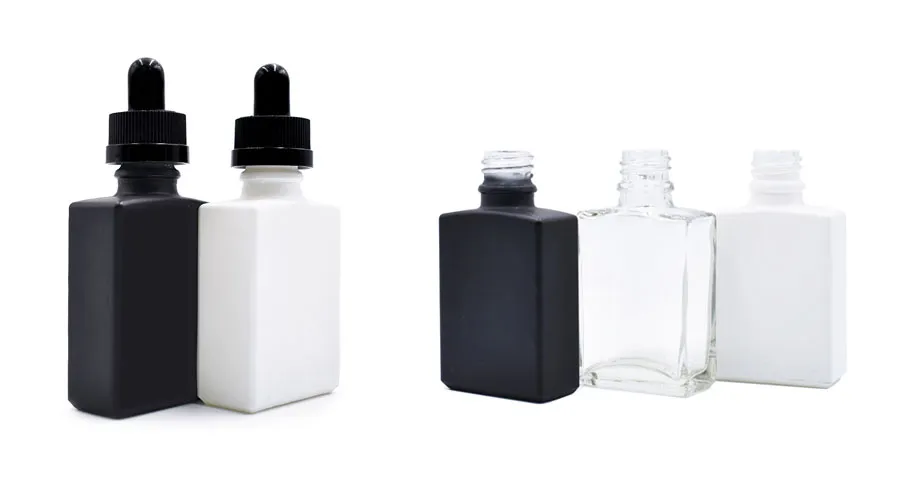 Factory Wholesale 30ml 50ml 100ml Square Glass Perfume Bottles