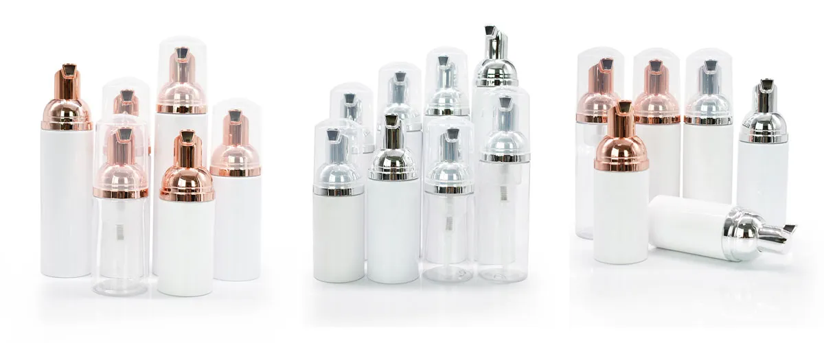 Luxury White Plastic Foam Mouse Bottles
