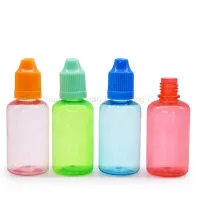 Botol plastik PE penjualan panas dengan penutup jarum untuk minyak asap