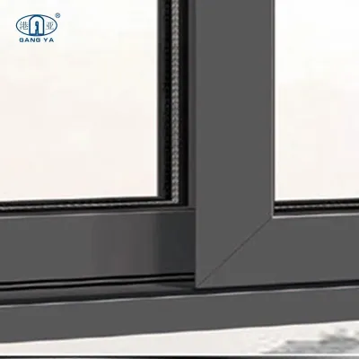 أفكار غرفة المعيشة تصميم نافذة انزلاقية من الألومنيوم العازل للحرارة سلسلة AE86 للنافذة المنزلقة
