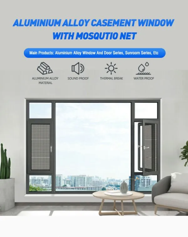 High Quality Aluminum Casement Window Profile