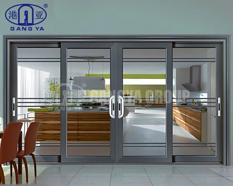 Hurricane Proof Impact Commercial Sliding Doors for Sale 40 Series