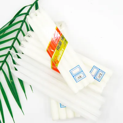 Wholesale Candle Factory Making Stick Unscented White Candle