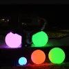 قابلة لإعادة الشحن 16 لونًا متغيرًا كبير في الهواء الطلق LED كرات عيد الميلاد أضواء