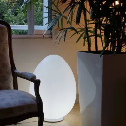 مصباح LED على شكل بيضة ، مصباح أرضي ، مصباح ديكور حديقة