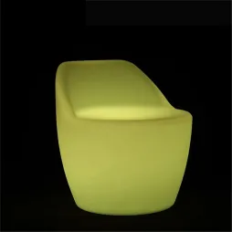 Luxe PE Led meubel barstoel barkruk RGB gloeiende cocktailstoel