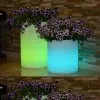 LED decorative plastic pots for plants / large plastic plant pots