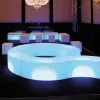 Led outdoor furniture chairs/waterproof outdoor park garden led chairs