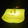 PE RGB color changing remote control nightclub bar LED cocktail table