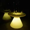 LED furniture plastic nightclub bar LED cocktail table