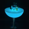 Night Club illuminated furniture decoration LED cocktail table led table for bar&events