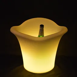 Led Ice Bucket Custom LED Luminous Christmas Acrylic Wine Ice Bucket