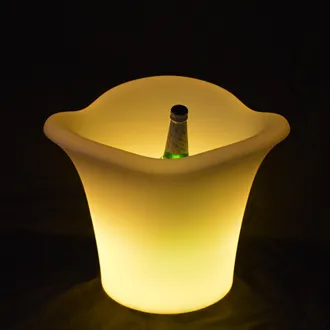 Led Ice Bucket Custom LED Luminous Christmas Acrylic Wine Ice Bucket