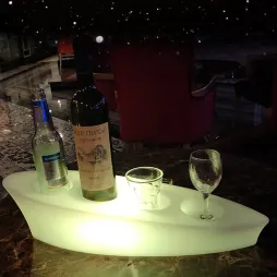 Plastic LED Ice Cubes Party Decoration Water Sensor Sparkling Luminous Artificial Glowing Light Wedding Bar Flash Wine Glass