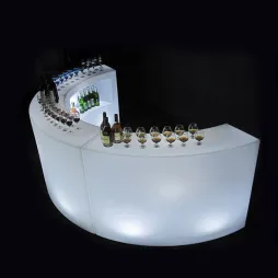 Most popular best selling bar table and chair LED bar counter