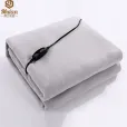 Cobertor elétrico externo para carro 12V cobertor aquecido de pelúcia para viagens