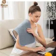 Almofada de aquecimento para alívio de dores nas costas, almofada elétrica para pescoço e ombros