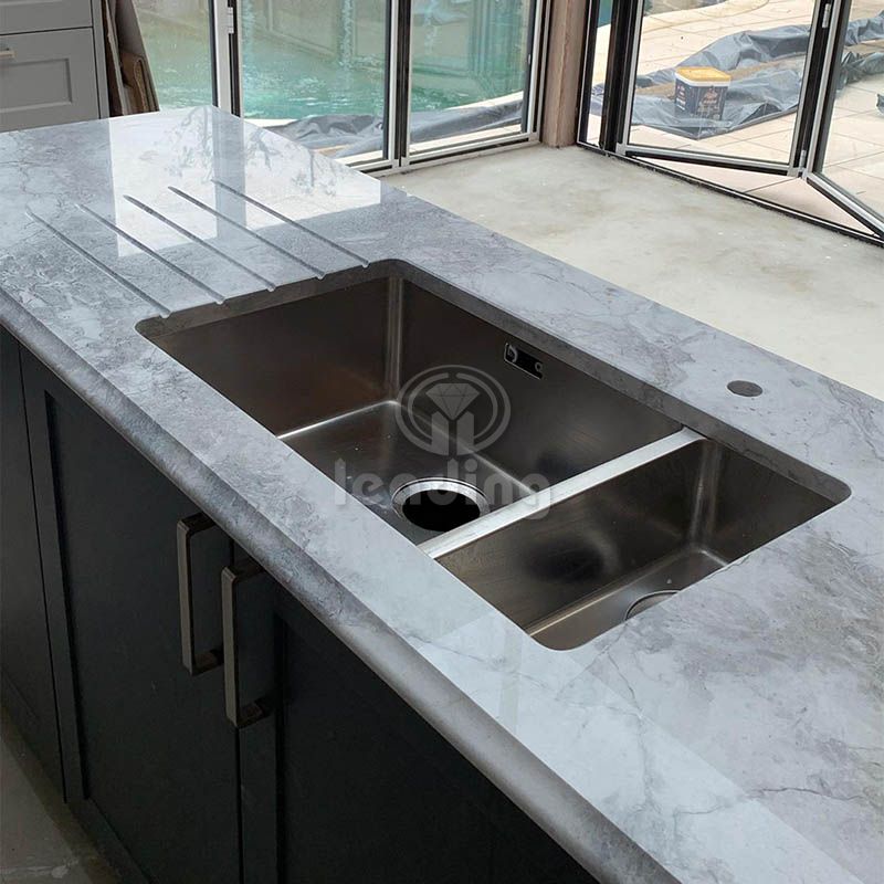 Granit ve kuvars mutfak tezgahlarında süzgeç olukları nasıl yapılır