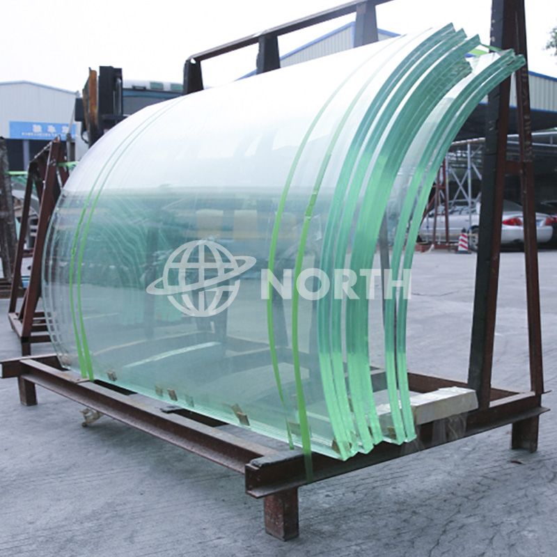 8.8.4 Thick Safety Laminated Bent Glass, 5.5.4 Low Iron Laminated Curved Glass
