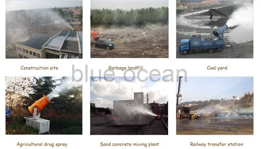 Application Scope Of Dust Suppression Fog Cannon