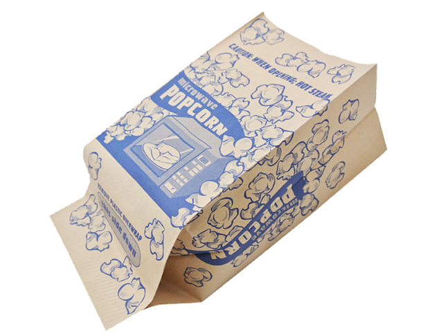 How do you pop popcorn in a brown paper bag without oil?