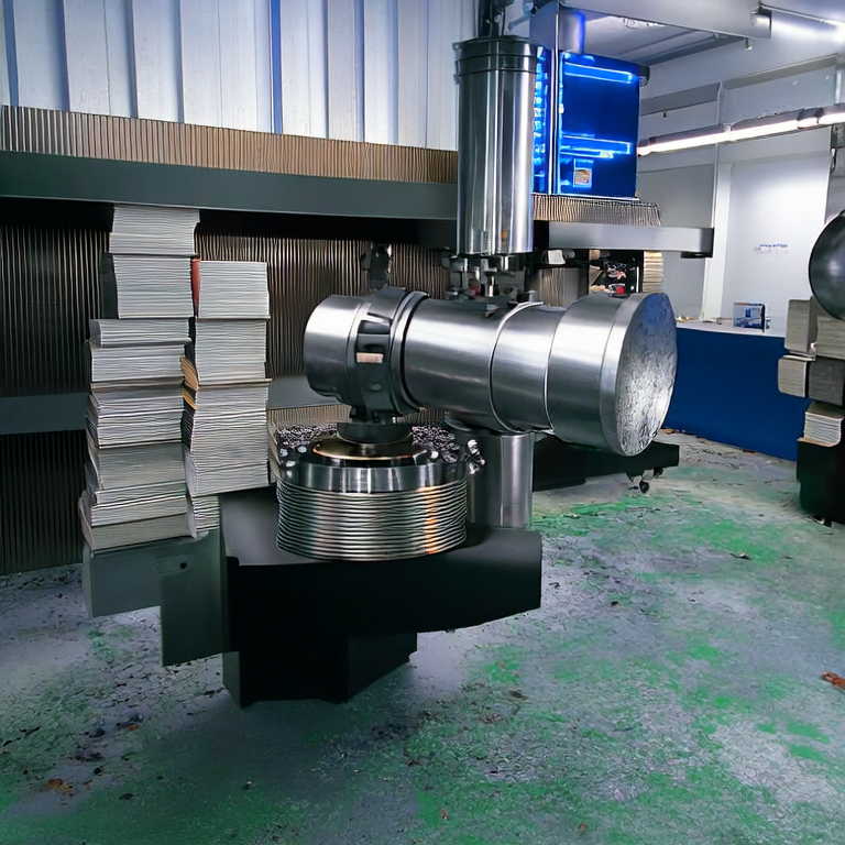 CNC Spinning Machine in Action