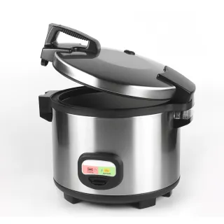 A Stainless Steel Rice Cooker is a type of rice cooker that is made of durable stainless steel, making it easy to clean and long-lasting.