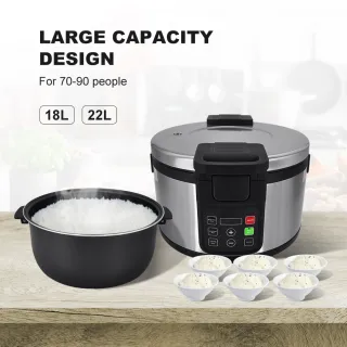 Some rice cookers come with extra features like steaming baskets or slow cooking settings.