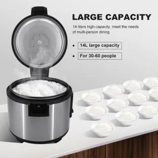 Portable rice cookers are small, battery-powered appliances that can be used to cook rice on-the-go.